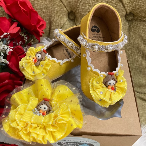 Belle Baby Shoes (Beaty and The Beast) - Picture 4 of 8